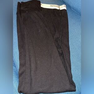 Men’s Black Fruit of the Looms Long John’s